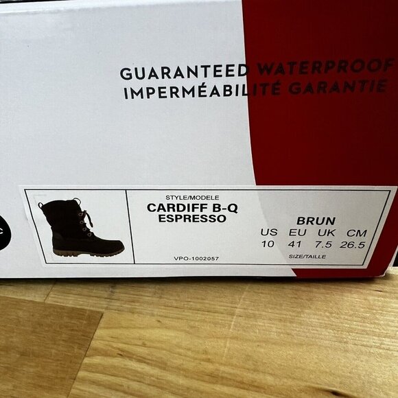 Storm By Cougar Cardiff Snow Boots Women's 10 Espresso Brown Bungee Closure - Picture 11 of 11